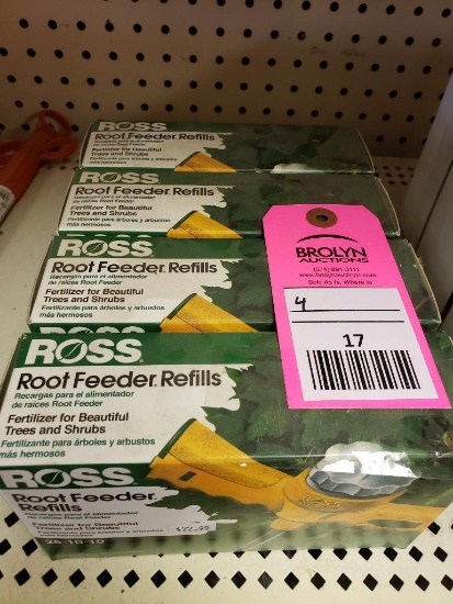 Qty 4 - Ross root feeder refills. New.