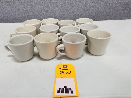 Qty 12 - Coffee cups.