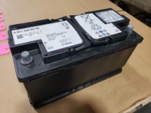 Varta 12V 92Ah AGM Battery Part Number A 001 982 82 08. Pulled from new chassis.