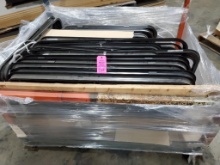 Pallet of assorted window frames.