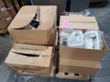 Assorted RV parts. InterVac D900-E Central Vacuum Units, Vacuum Hose and Handy Foam Dispensers.