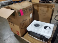 Lot of RV Microwave Oven, SkyView Roof Vent and cabinet.
