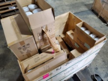 Crate of Dream Lighting Boxed Round Frosted Dome Light Covers