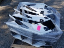 Pallet of RV fold down steps.