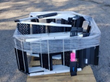 Pallet of RV fold down steps.