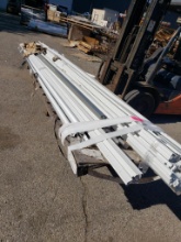 Bundle of Long Formed Metal Trim and Angle Extrusion Lengths on Pallet