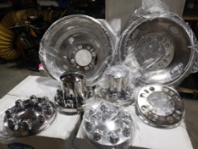 Qty 3 sets - Topline C42-1608 Stainless Steel Wheel Simulator Sets.
