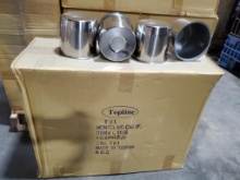 Qty 150 - Topline C111S Stainless Center Caps 3 boxes of 50.