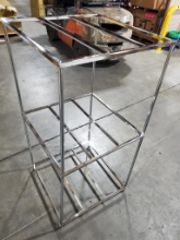 Qty 4 - Topline C455 Chrome Wheel Racks.