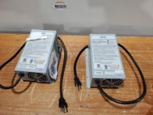 Qty 2 - WFCO deck mount power converter. Model: WF-9855-AD.