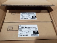 Qty 300 - Cambridge 212A10-B3M circuit breakers 10AMP.