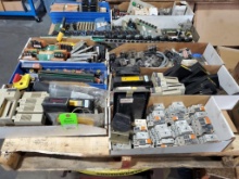 Huge Assortment of Fanuc Boards, Circuit Cards, Relays, Fuse Blocks and Timers