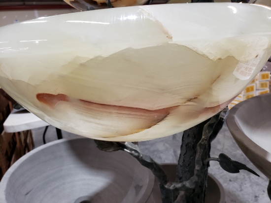Green Onyx Vessel Sink