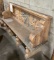 HANDCARVED MARBLE BENCH