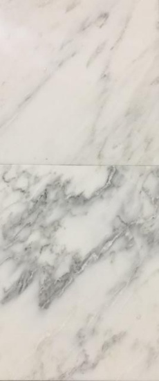 Marble - Arabascato Carrara - Polished - Slab 56" x 111" x 1.8cm, 1 piece = 43 sqft