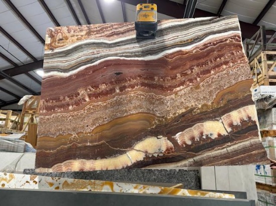 Onyx - Red Fantastico - Polished 57" x 76" x 2cm