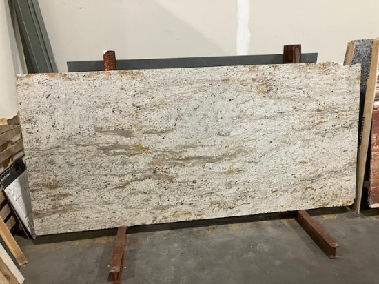 Granite - Ivory Chiffon - Polished - Slab 108" x 50" x 3cm , 1 piece = 38 sqft