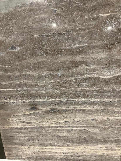 Travertine - Amazonia - Polished - Slab 49" x 103" x 2cm, 1 piece = 35 sqft