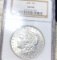 1889 Morgan Silver Dollar NGC - AU58