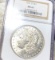 1921-D Morgan Silver Dollar NGC - MS61