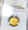 1929 $2.50 Gold Quarter Eagle NGC - MS63