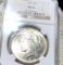 1925 Silver Peace Dollar NGC - MS63