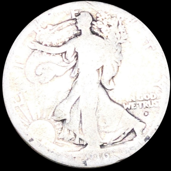 1916-D Walking Half Dollar NICELY CIRCULATED