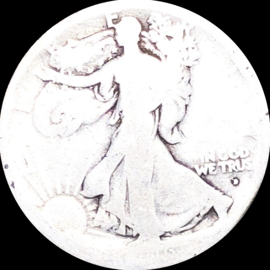 1916-D Walking Half Dollar NICELY CIRCULATED