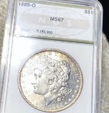 1885-O Morgan Silver Dollar NGS - MS67