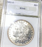 1882-O Morgan Silver Dollar NGS - MS66