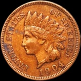 1904 Indian Head Penny NEARLY UNCIRCULATED