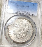 1881-S Morgan Silver Dollar PCGS - MS62