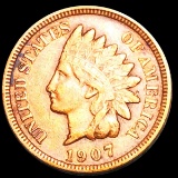 1907 Indian Head Penny LIGHTLY CIRCULATED