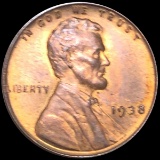 1938 Lincoln Wheat Penny CLOSELY UNCIRCULATED