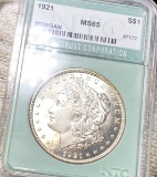 1921 Morgan Silver Dollar NTC - MS65