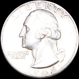 1945 Washington Quarter CLOSELY UNCIRCULATED