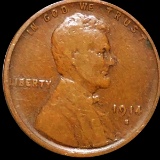 1914-S Lincoln Wheat Penny NICELY CIRCULATED