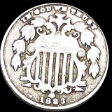 1883 Shield Nickel NICELY CIRCULATED