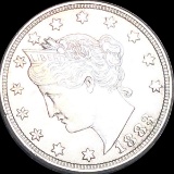 1883 Liberty Victory Nickel NEARLY UNCIRCULATED