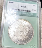 1880 Morgan Silver Dollar NTC - MS64
