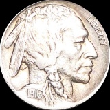 1916-D Buffalo Head Nickel LIGHTLY CIRCULATED