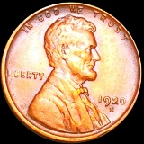 1920-S Lincoln Wheat Penny CLOSELY UNCIRCULATED