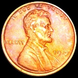 1919-D Lincoln Wheat Penny ABOUT UNCIRCULATED