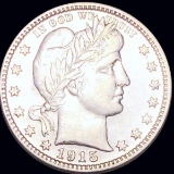 1915-S Barber Silver Quarter NEARLY UNCIRCULATED