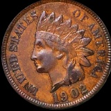 1902 Indian Head Penny LIGHTLY CIRCULATED