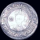 1551-53 Edward VI 1 Shilling NICELY CIRCULATED