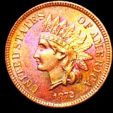 1872 Indian Head Penny GEM BU *KEY DATE*