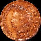 1898 Indian Head Penny ABOUT UNCIRCULATED