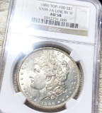 1886 Morgan Silver Dollar NGC - AU58 