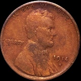 1914-S Lincoln Wheat Penny NICELY CIRCULATED